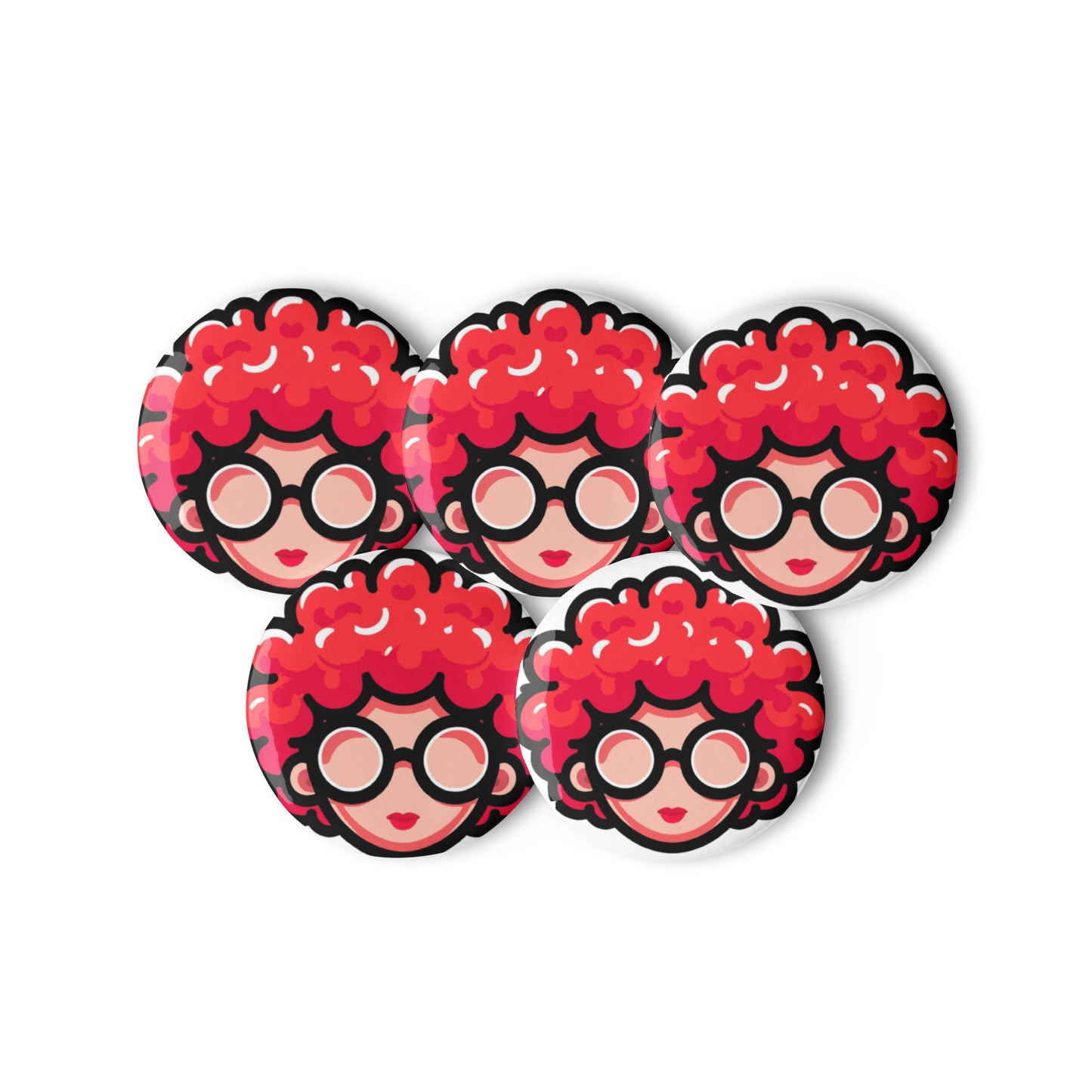 imbritastic Girl Button Pins