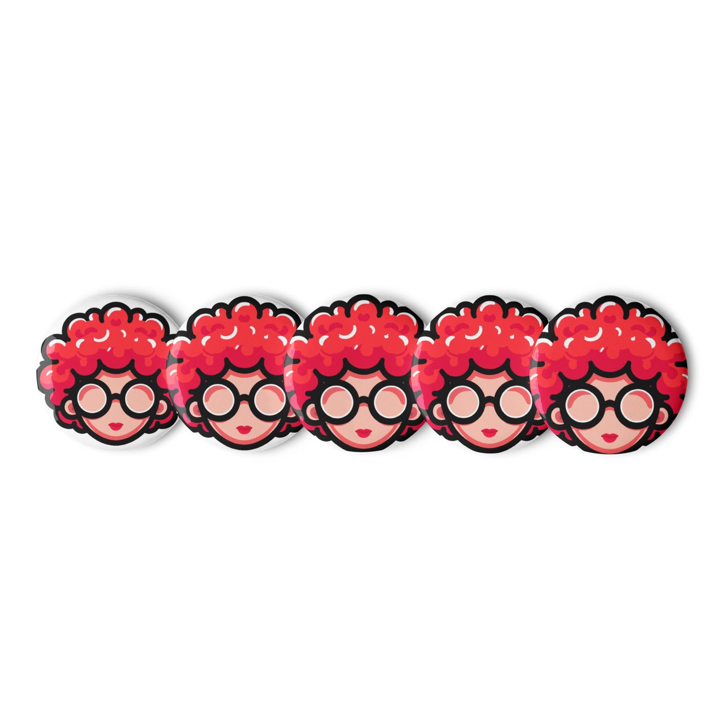 imbritastic Girl Button Pins